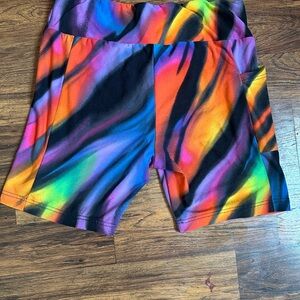 Vibrant Multicolor Athletic Shorts